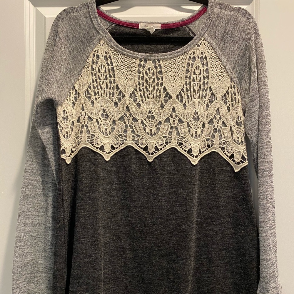 Maurices lace long sleeve